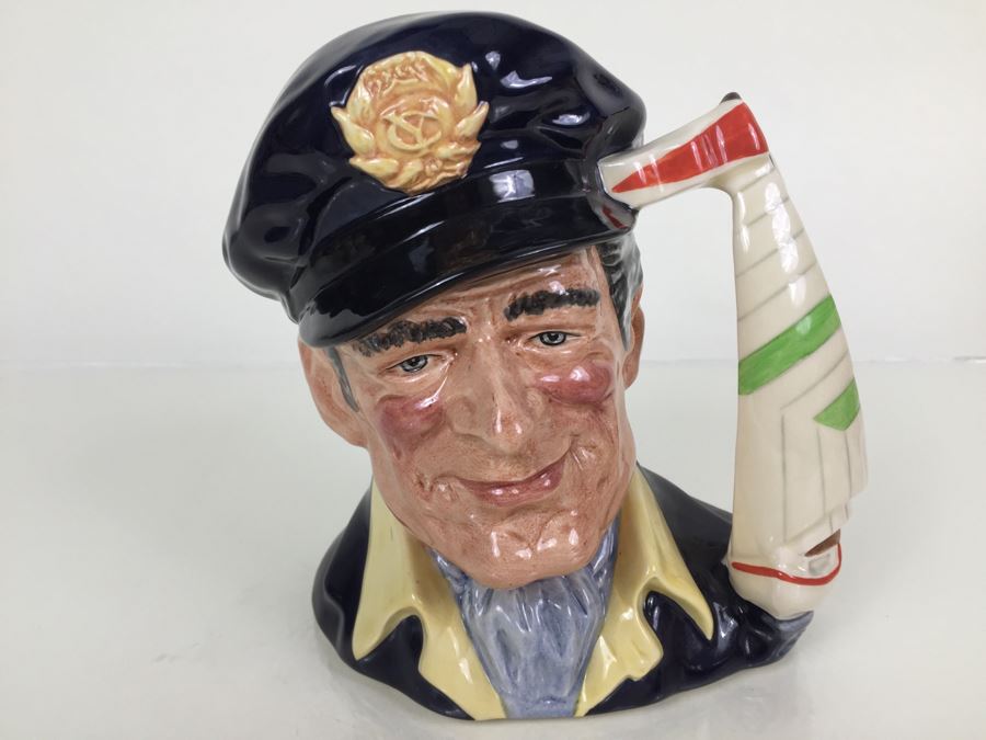 Royal Doulton Large 'Yachtsman' D6820 Character Pitcher 1988 [Photo 1]