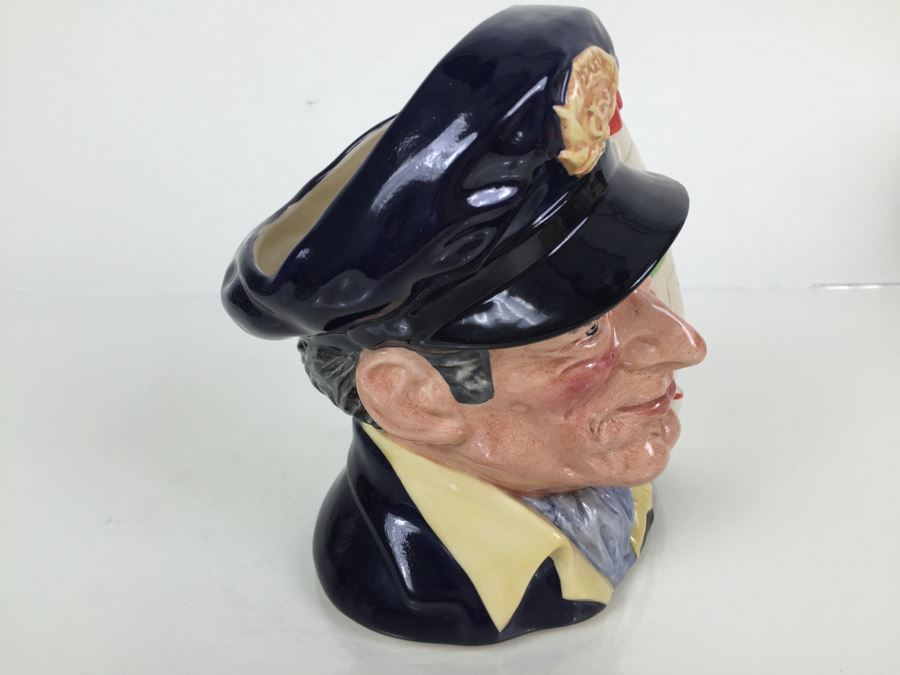 Royal Doulton Large 'Yachtsman' D6820 Character Pitcher 1988 [Photo 10]