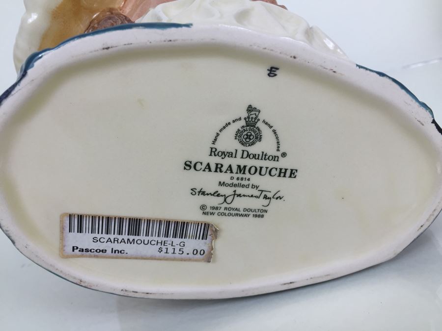 Royal Doulton Large 'Scaramouche' D6814 Character Pitcher 1988 [Photo 12]