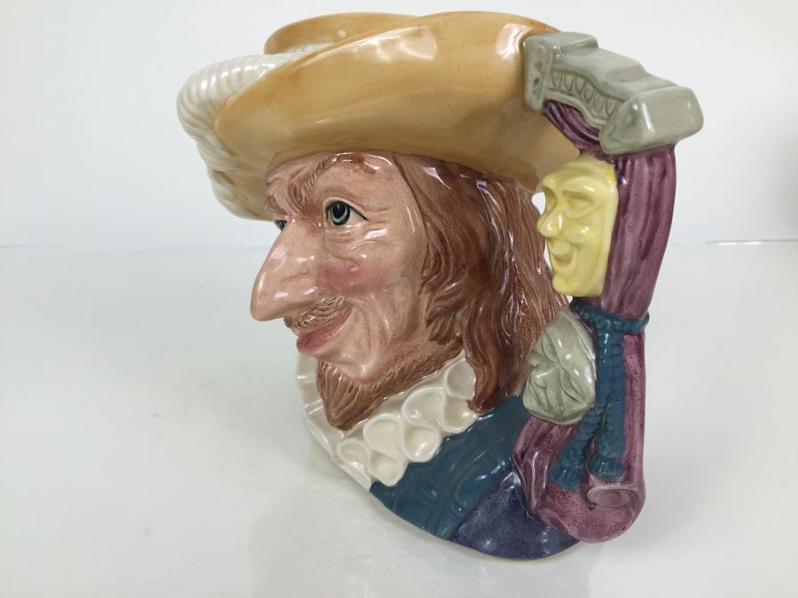 Royal Doulton Large 'Scaramouche' D6814 Character Pitcher 1988 [Photo 6]