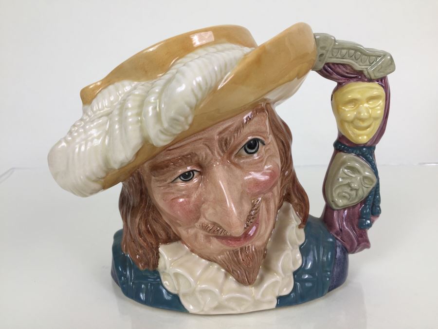 Royal Doulton Large 'Scaramouche' D6814 Character Pitcher 1988 [Photo 1]