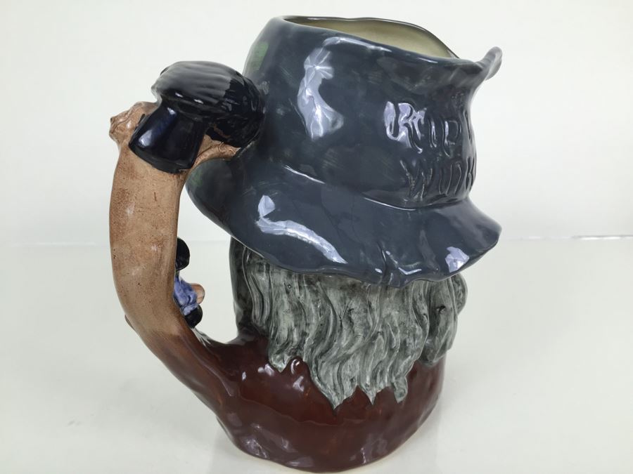 Royal Doulton Large 'Rip Van Winkle' D6438 Character Pitcher 1954 [Photo 9]