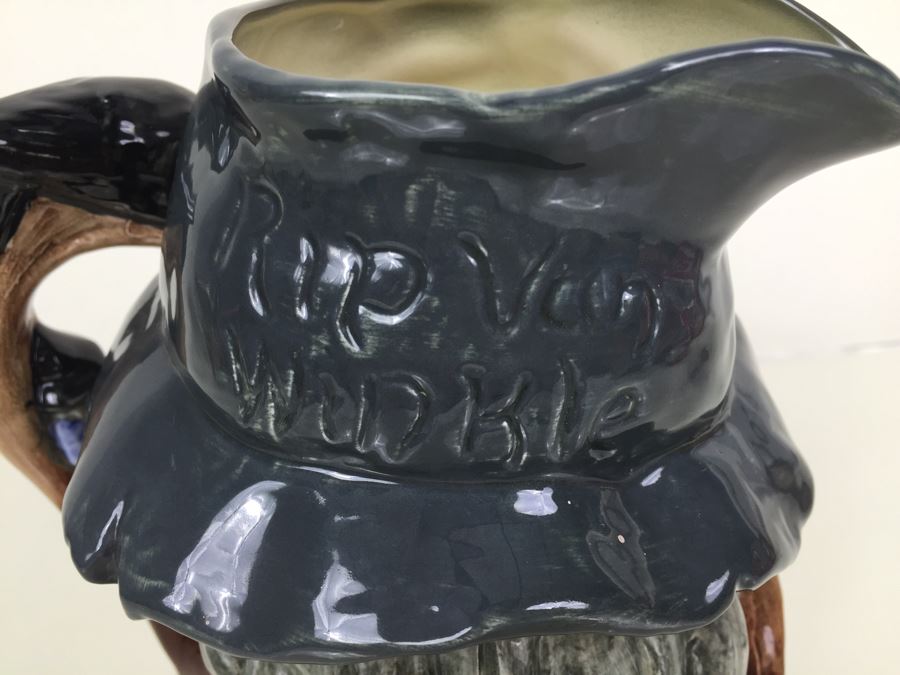 Royal Doulton Large 'Rip Van Winkle' D6438 Character Pitcher 1954 [Photo 10]