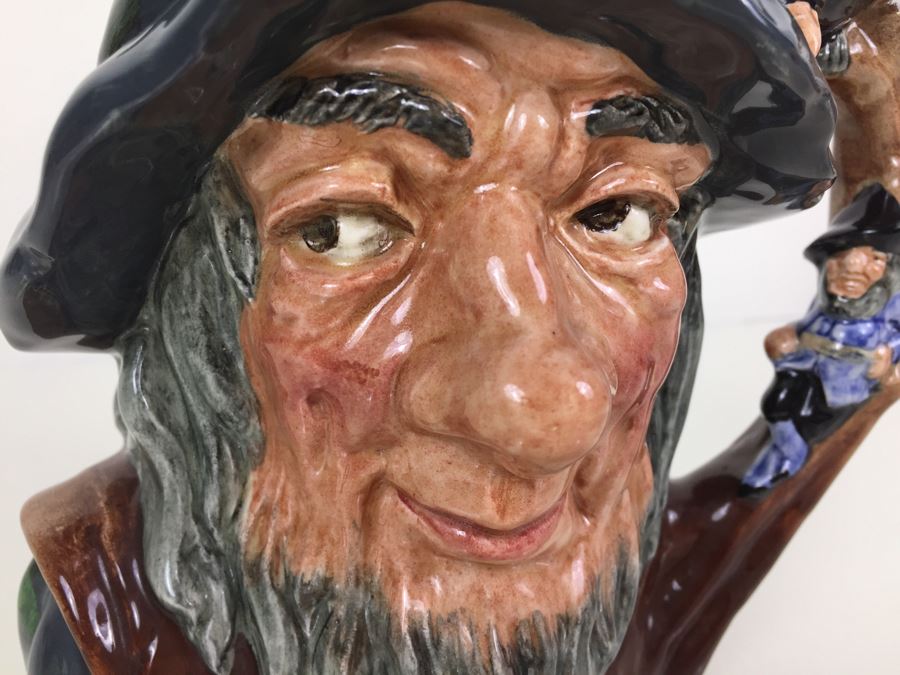 Royal Doulton Large 'Rip Van Winkle' D6438 Character Pitcher 1954 [Photo 5]