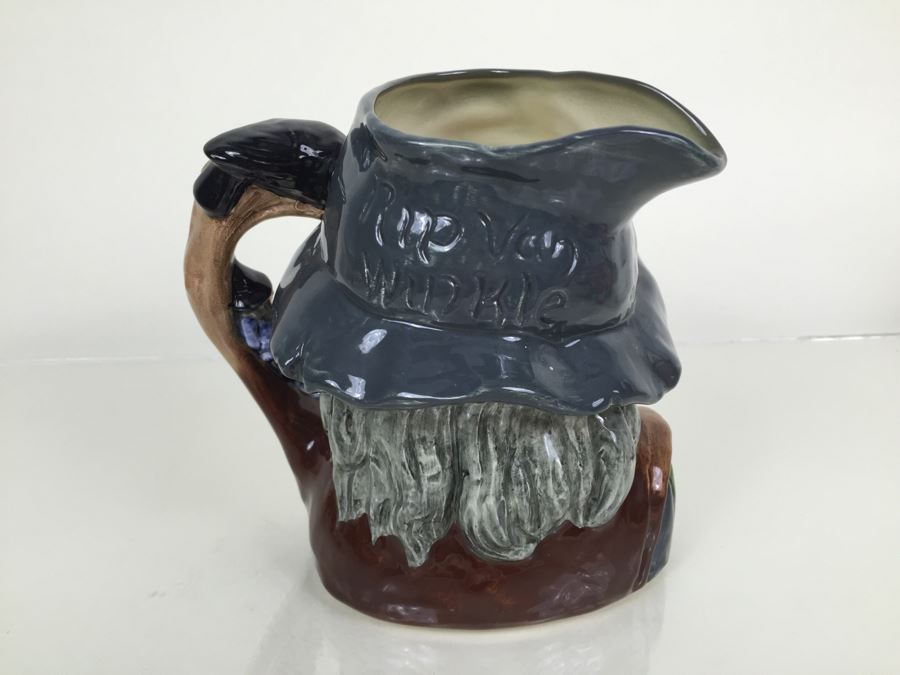 Royal Doulton Large 'Rip Van Winkle' D6438 Character Pitcher 1954 [Photo 11]