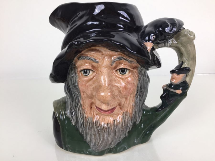Royal Doulton Large 'Rip Van Winkle' D6785 Character Pitcher 1987 Special Edition Of 1,000 [Photo 1]