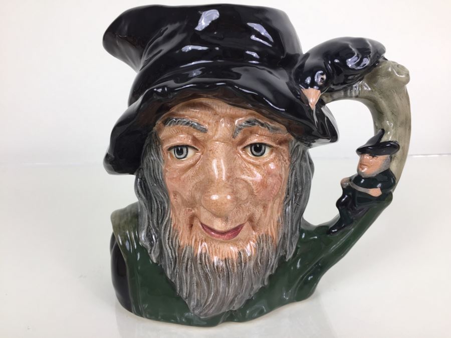 Royal Doulton Large 'Rip Van Winkle' D6785 Character Pitcher 1987 ...