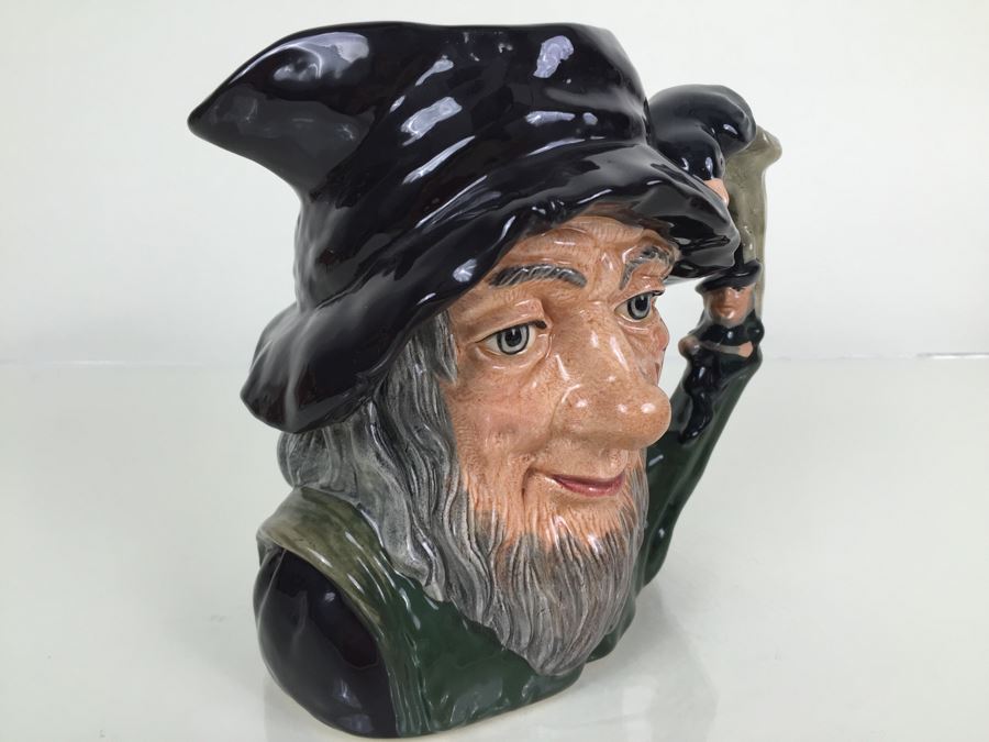Royal Doulton Large 'Rip Van Winkle' D6785 Character Pitcher 1987 Special Edition Of 1,000 [Photo 12]