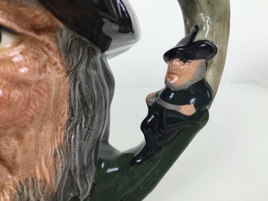 Royal Doulton Large 'Rip Van Winkle' D6785 Character Pitcher 1987 Special Edition Of 1,000 [Photo 6]