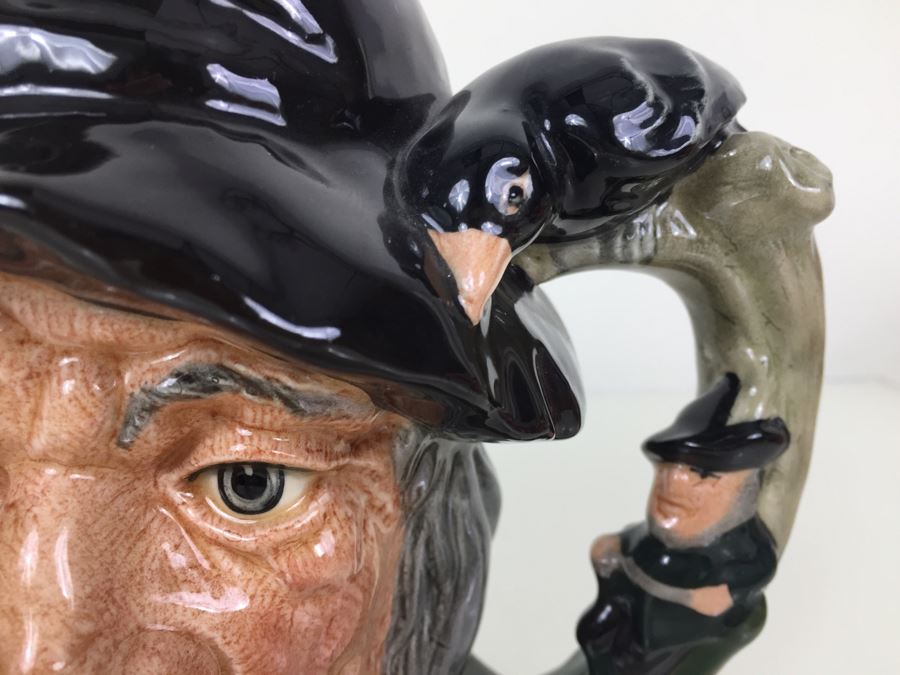 Royal Doulton Large 'Rip Van Winkle' D6785 Character Pitcher 1987 Special Edition Of 1,000 [Photo 5]