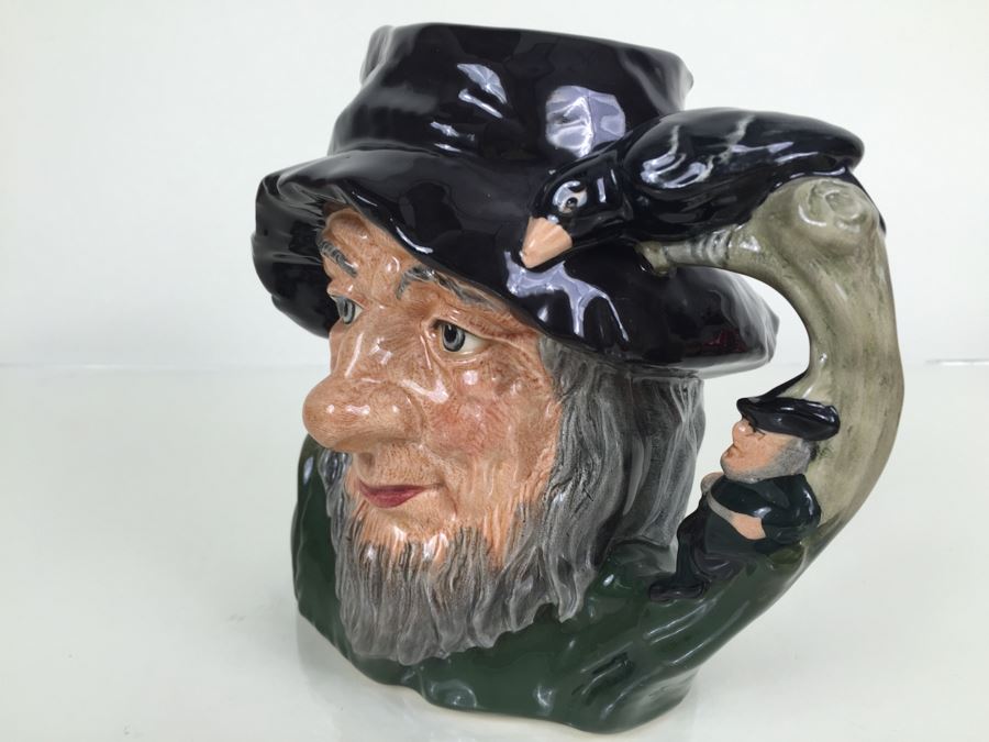 Royal Doulton Large 'Rip Van Winkle' D6785 Character Pitcher 1987 Special Edition Of 1,000 [Photo 7]