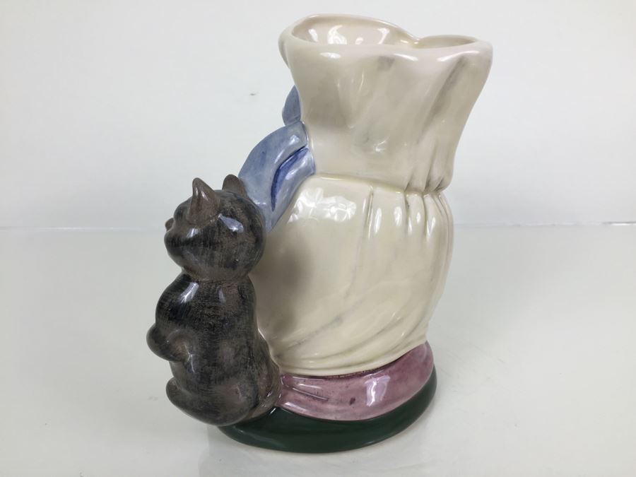 Royal Doulton Large 'The Cook And The Cheshire Cat' D6842 Character Jug 1989 [Photo 7]
