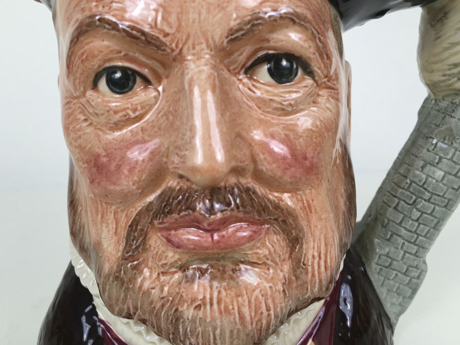 Royal Doulton Large 'Henry VIII' D6642 Character Pitcher 1975 [Photo 2]