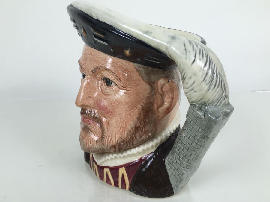 Royal Doulton Large 'Henry VIII' D6642 Character Pitcher 1975 [Photo 5]