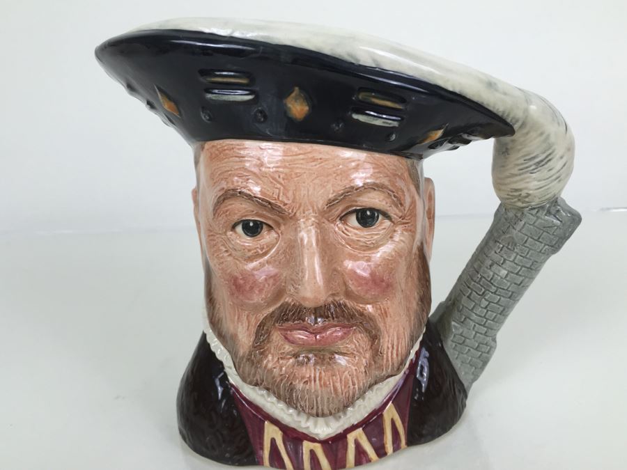 Royal Doulton Large 'Henry VIII' D6642 Character Pitcher 1975 [Photo 1]