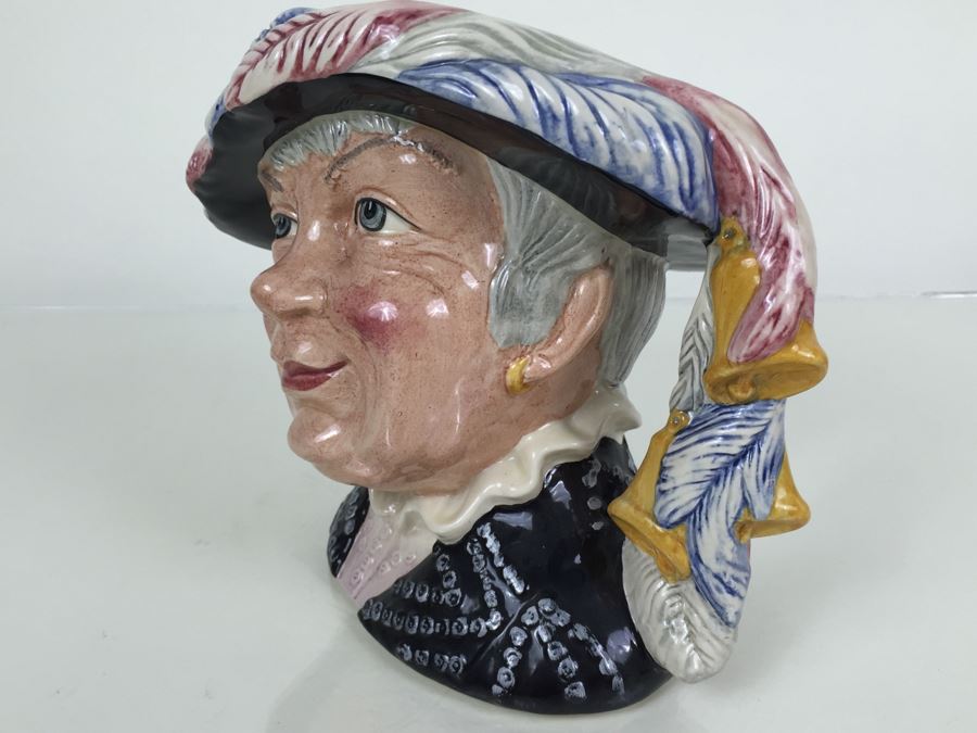 Royal Doulton Large 'Pearly Queen' D6759 Character Jug 1986 [Photo 5]