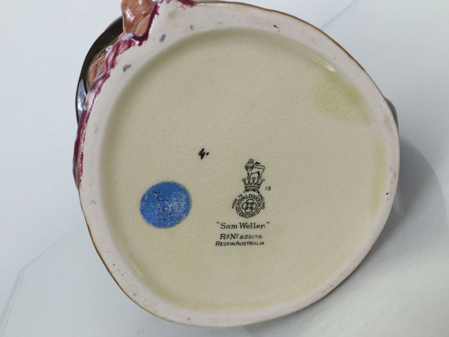 Royal Doulton Large 'Sam Weller' RN835176 Character Jug [Photo 3]