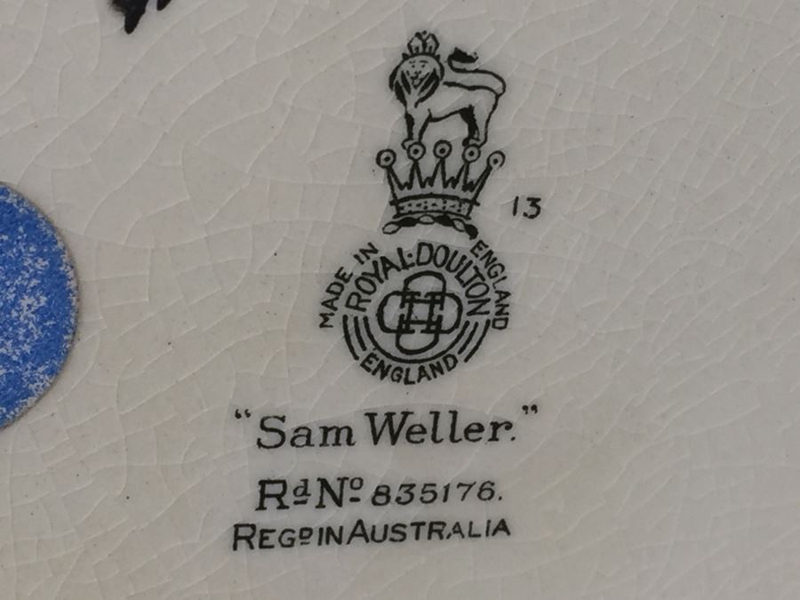 Royal Doulton Large 'Sam Weller' RN835176 Character Jug [Photo 10]