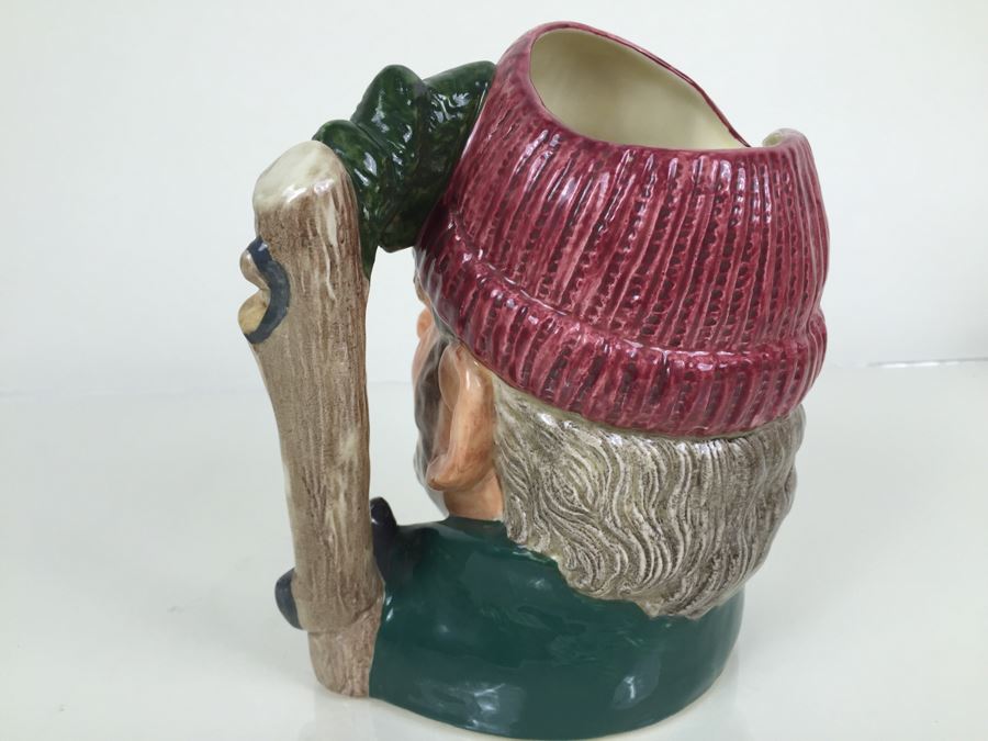 Royal Doulton Large 'Lumberjack' D6610 Character Jug 1966 [Photo 6]