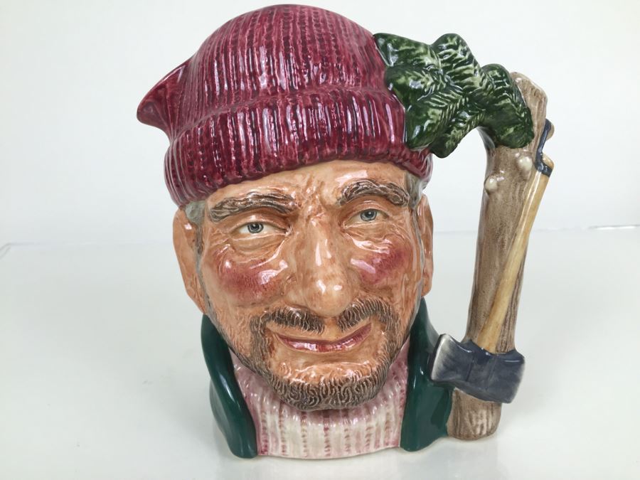 Royal Doulton Large 'Lumberjack' D6610 Character Jug 1966