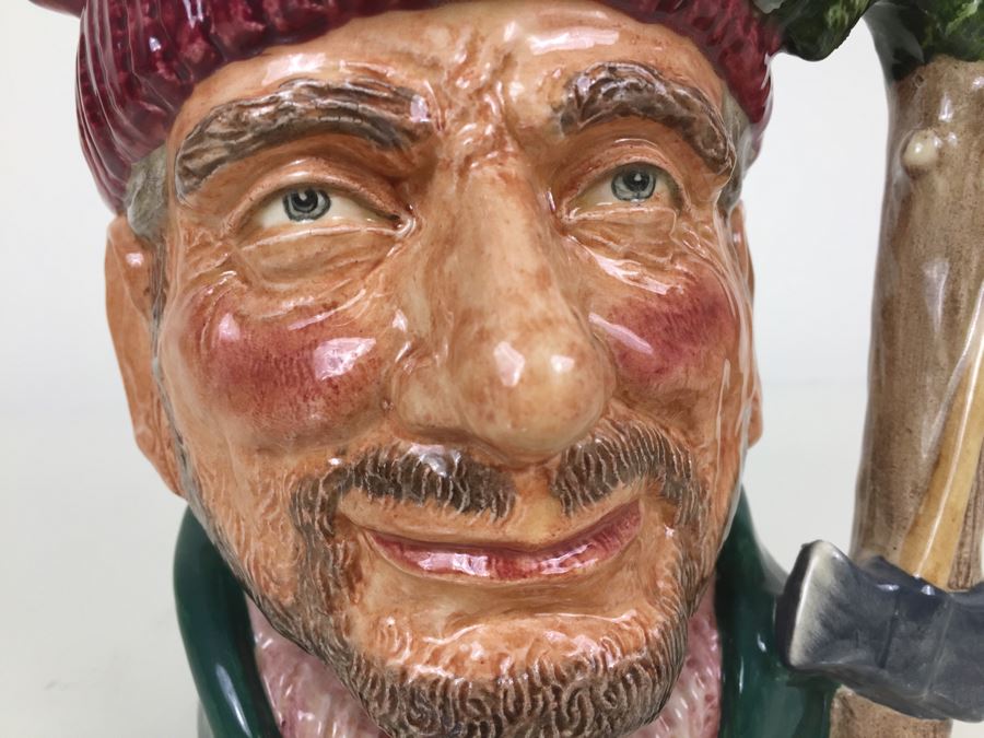 Royal Doulton Large 'Lumberjack' D6610 Character Jug 1966 [Photo 2]