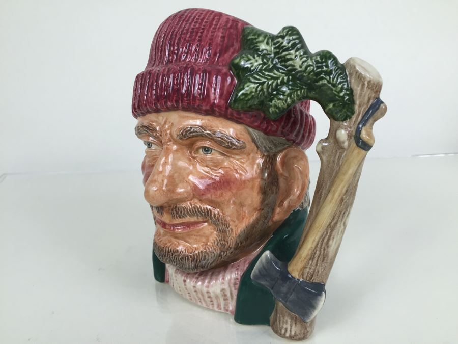 Royal Doulton Large 'Lumberjack' D6610 Character Jug 1966 [Photo 5]