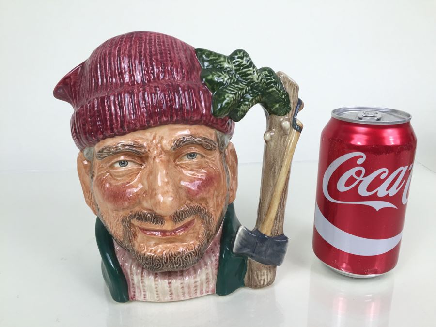 Royal Doulton Large 'Lumberjack' D6610 Character Jug 1966 [Photo 4]