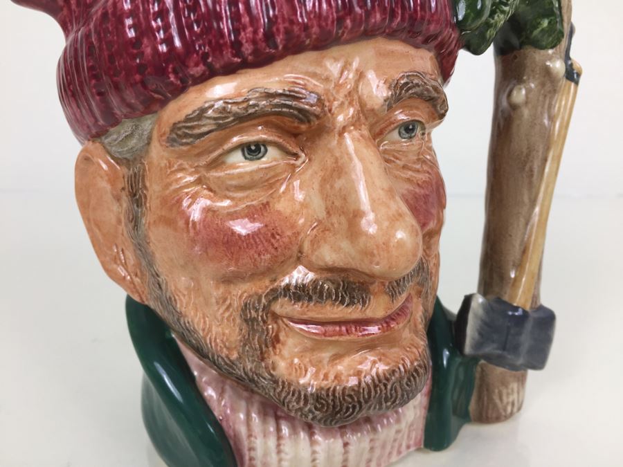 Royal Doulton Large 'Lumberjack' D6610 Character Jug 1966 [Photo 10]