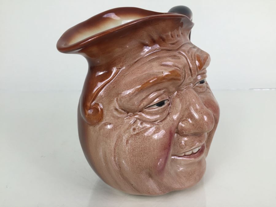 Royal Doulton Large 'John Barleycorn' D5327 Character Pitcher Limited Edition 4,140 Of 7,500 Signed By Michael Doulton [Photo 9]