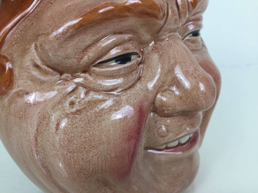 Royal Doulton Large 'John Barleycorn' D5327 Character Pitcher Limited Edition 4,140 Of 7,500 Signed By Michael Doulton [Photo 10]