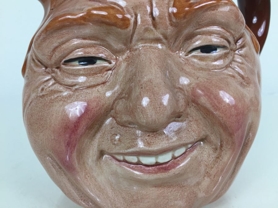 Royal Doulton Large 'John Barleycorn' D5327 Character Pitcher Limited Edition 4,140 Of 7,500 Signed By Michael Doulton [Photo 2]