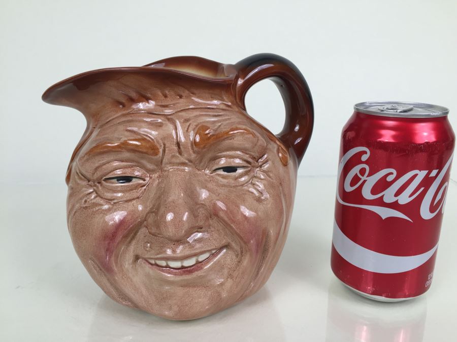 Royal Doulton Large 'John Barleycorn' D5327 Character Pitcher Limited Edition 4,140 Of 7,500 Signed By Michael Doulton [Photo 4]