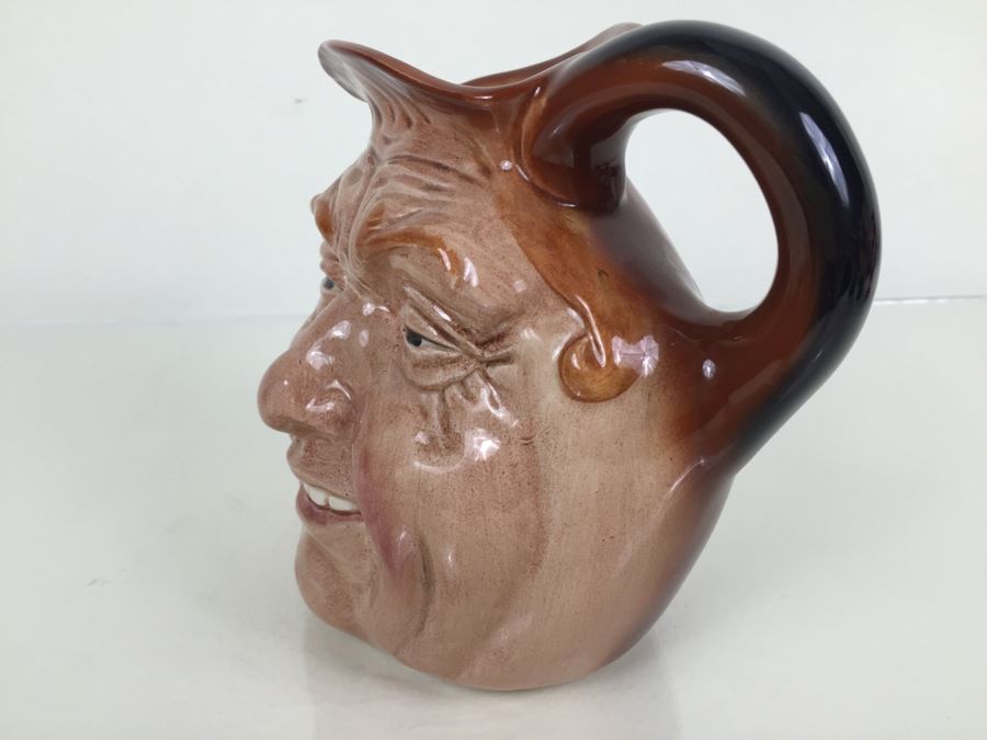 Royal Doulton Large 'John Barleycorn' D5327 Character Pitcher Limited Edition 4,140 Of 7,500 Signed By Michael Doulton [Photo 5]