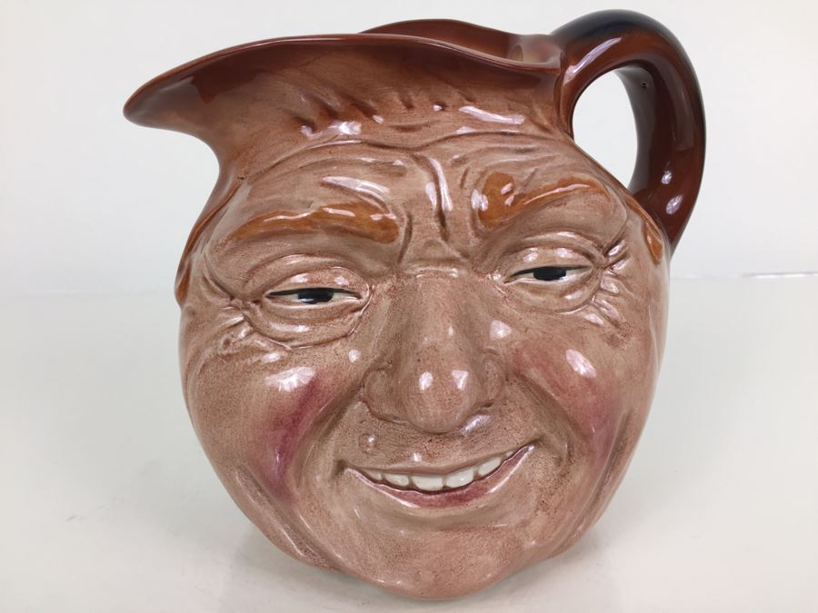 Royal Doulton Large 'John Barleycorn' D5327 Character Pitcher Limited Edition 4,140 Of 7,500 Signed By Michael Doulton