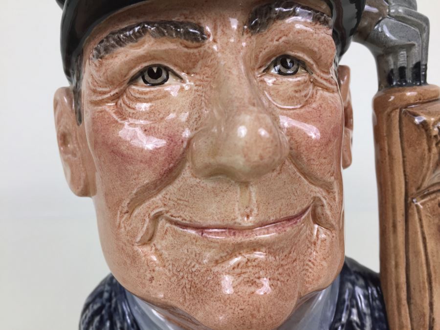 Royal Doulton Large 'Golfer' D6784 Character Jug 1987 Special Edition Of 1,000 [Photo 2]
