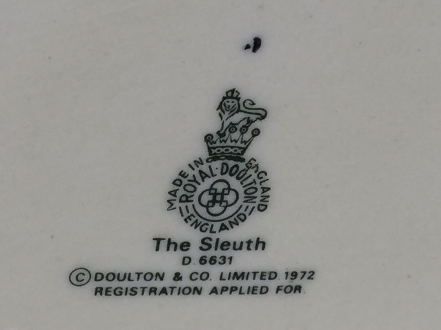 Royal Doulton Large 'The Sleuth' D6631 Character Pitcher 1972 [Photo 13]