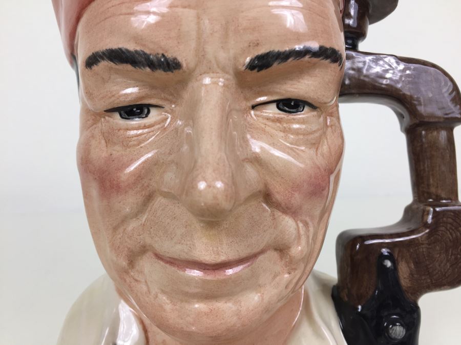 Royal Doulton Large 'Cabinet Maker' D7010 Character Pitcher 1995 Special Edition Of 1,500 Signed By Michael Doulton [Photo 2]