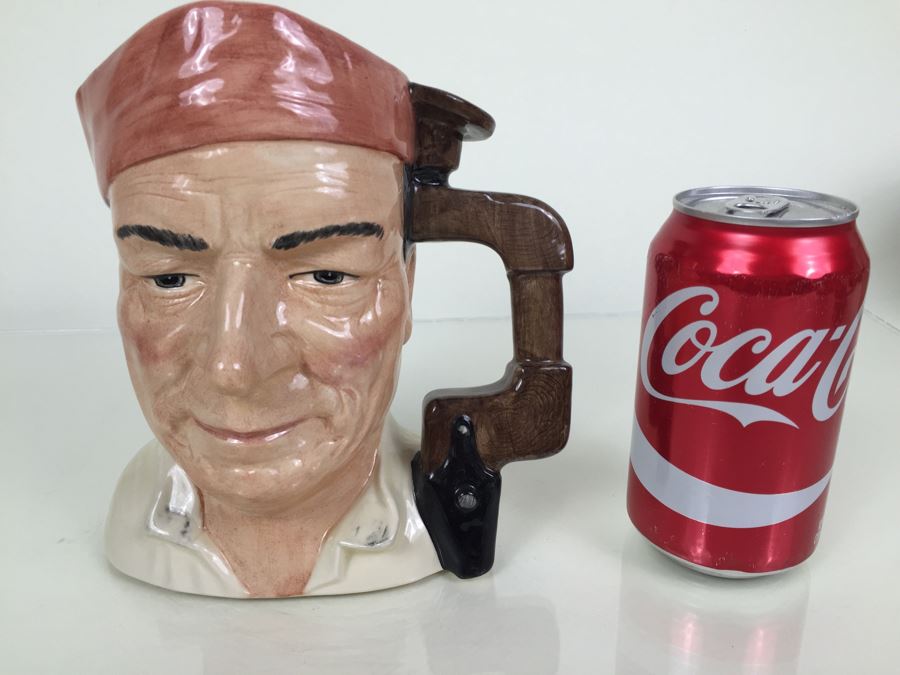 Royal Doulton Large 'Cabinet Maker' D7010 Character Pitcher 1995 Special Edition Of 1,500 Signed By Michael Doulton [Photo 4]