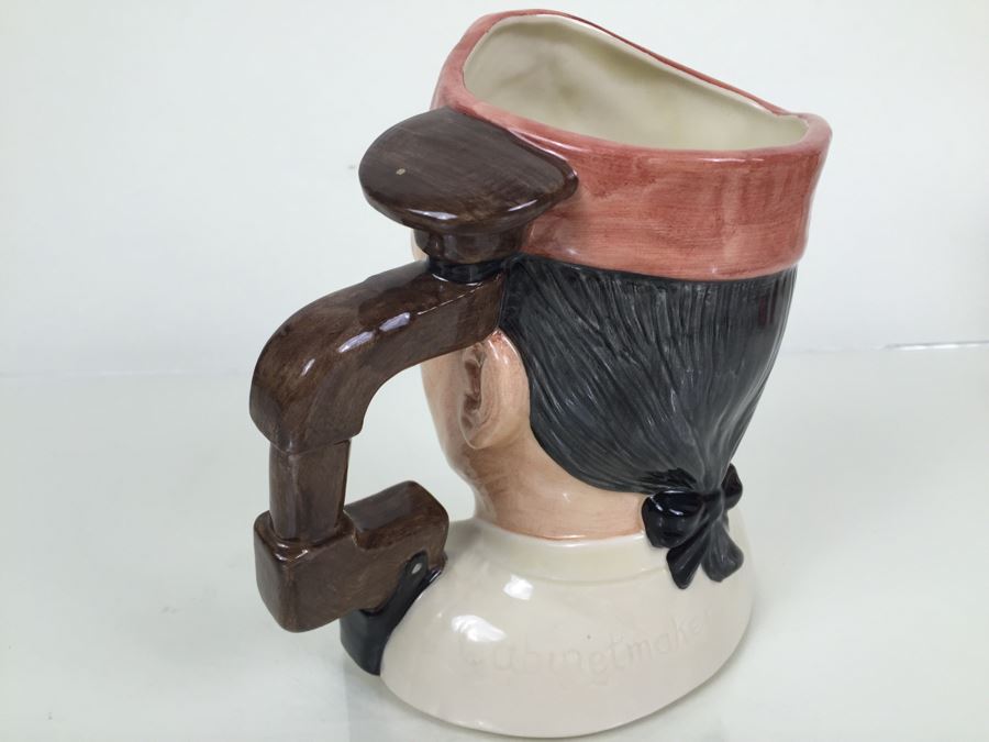 Royal Doulton Large 'Cabinet Maker' D7010 Character Pitcher 1995 Special Edition Of 1,500 Signed By Michael Doulton [Photo 6]