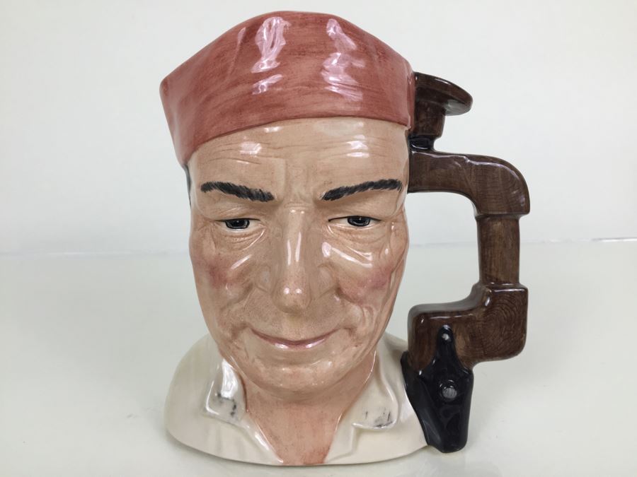 Royal Doulton Large 'Cabinet Maker' D7010 Character Pitcher 1995 Special Edition Of 1,500 Signed By Michael Doulton