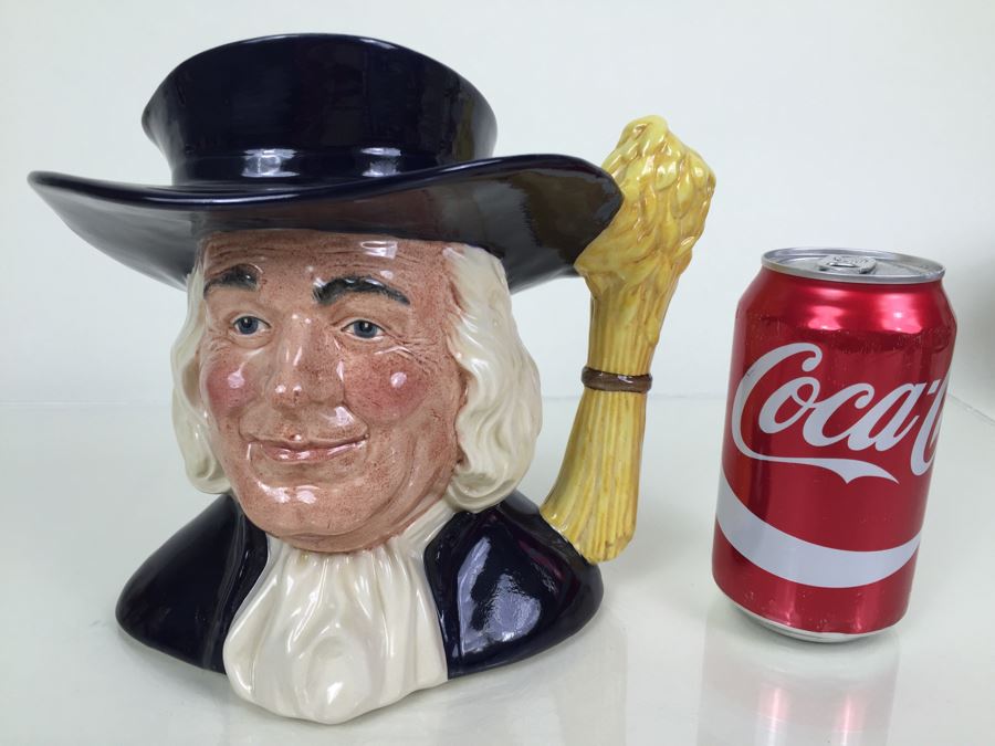 Royal Doulton Large 'Mr. Quaker' D6738 Character Pitcher 1984 Specially Commissioned By Quaker Oats Limited Edition 2,255 Of 3,500 [Photo 4]