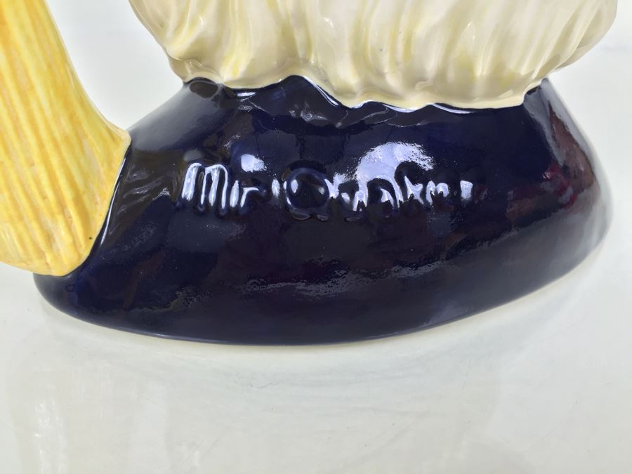 Royal Doulton Large 'Mr. Quaker' D6738 Character Pitcher 1984 Specially Commissioned By Quaker Oats Limited Edition 2,255 Of 3,500 [Photo 8]