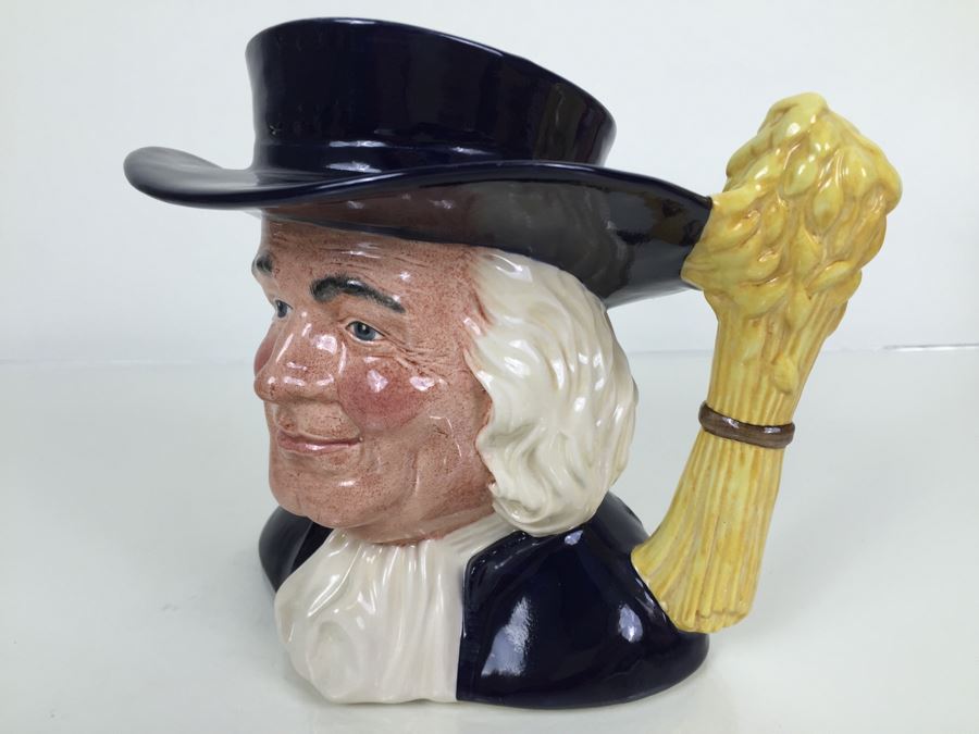 Royal Doulton Large 'Mr. Quaker' D6738 Character Pitcher 1984 Specially Commissioned By Quaker Oats Limited Edition 2,255 Of 3,500 [Photo 5]