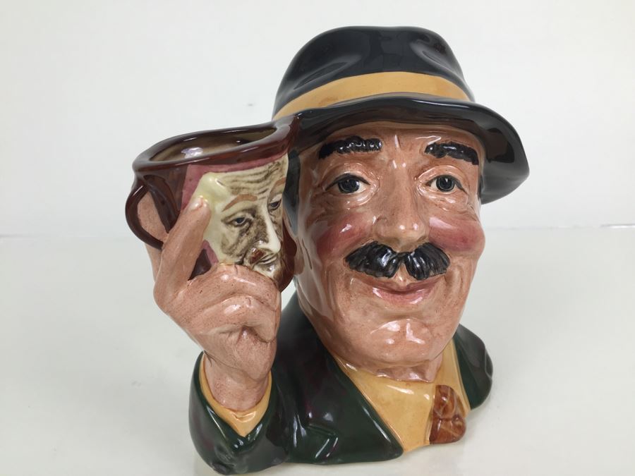 Royal Doulton Large 'The Collector' D6796 Character Jug 1987 Special Edition Of 5,000 Signed [Photo 11]