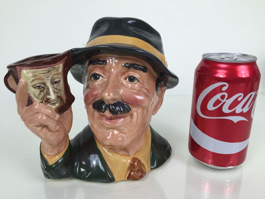 Royal Doulton Large 'The Collector' D6796 Character Jug 1987 Special Edition Of 5,000 Signed [Photo 4]