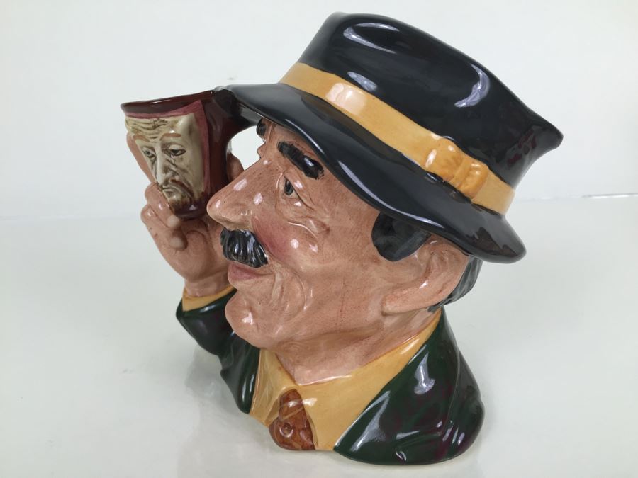 Royal Doulton Large 'The Collector' D6796 Character Jug 1987 Special Edition Of 5,000 Signed [Photo 5]