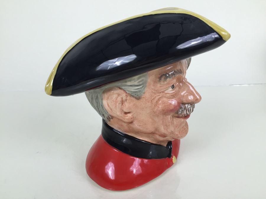 Royal Doulton Large 'Chelsea Pensioner' D6833 Character Pitcher 1988 Limited Edition 61 Of 250 [Photo 10]