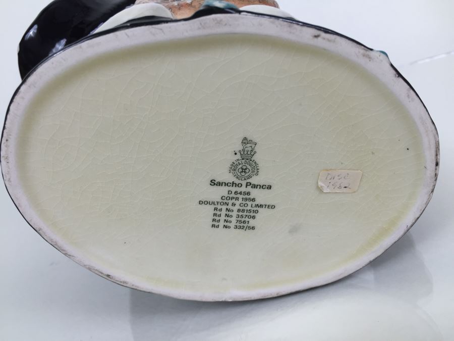 Royal Doulton Large 'Sancho Panca' D6456 Character Pitcher 1956 [Photo 3]