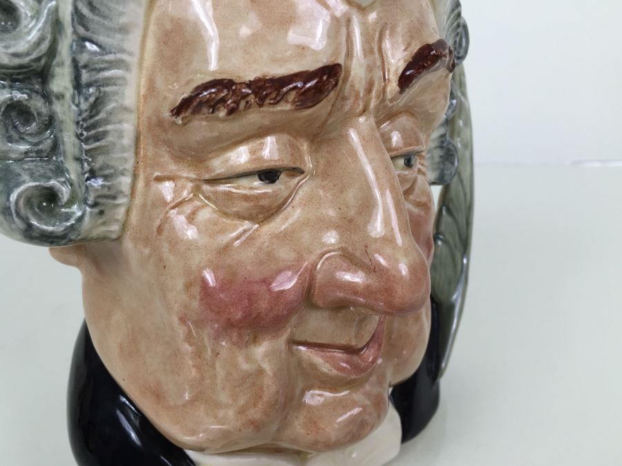 Royal Doulton Large 'The Lawyer' D6498 Character Jug 1958 [Photo 11]