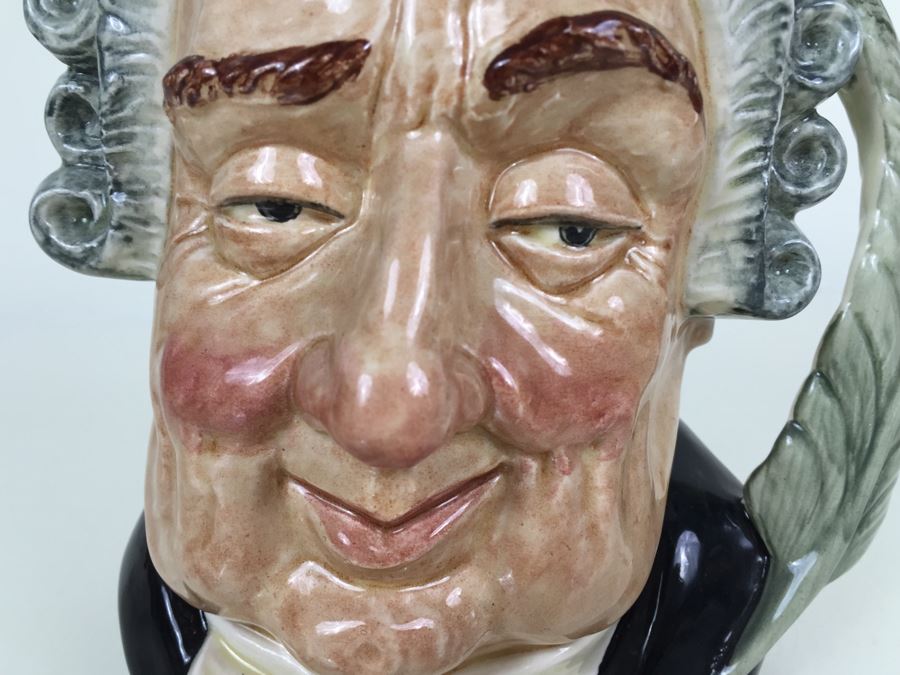 Royal Doulton Large 'The Lawyer' D6498 Character Jug 1958 [Photo 2]